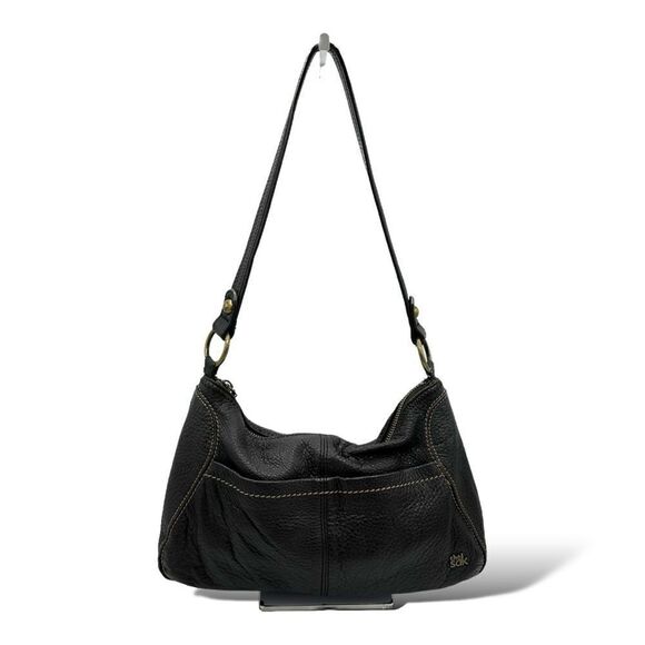 The Sak Boho‎ Dark Brown Pebbled Leather Hobo Shoulder Bag Refurbished - Picture 1 of 13
